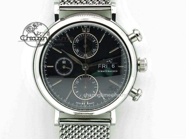 MIROTIME 0312 Portugieser Auto IWC0562B APSF 1:1 Best Edition Gold Dial on SS Bracelet A Reliable 6996